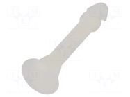 Assembly stud; polyamide 66; L: 22mm; latch/latch; natural; 8G821 DREMEC