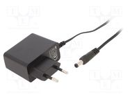 Power supply: switching; mains,plug; 12VDC; 0.5A; 6W; Plug: EU; 79% ESPE