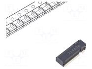Connector: M.2 (NGFF); horizontal; SMT; gold flash; PIN: 67; 0.5A ATTEND