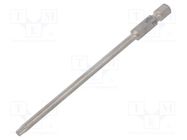 Screwdriver bit; Torx®; TX15; Overall len: 110mm; PROFESSIONAL WIHA