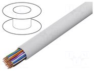 Wire; YTKSY; 20x2x0.5mm; telecommunication; wire; Cu; white BITNER