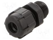 Cable gland; PG7; IP68; polyamide; black BM GROUP