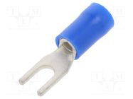 Tip: fork; M3; Ø: 3.2mm; 1.5÷2.5mm2; crimped; for cable; insulated BM GROUP