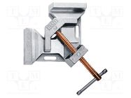 Machine vice; Jaws width: 120mm; angular,adjustable grip; H: 61mm BESSEY