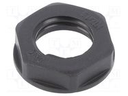 Nut; M12; polyamide; black; -20÷90°C; Thread: metric; Pitch: 1.5 BM GROUP