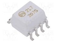 Optocoupler; SMD; Ch: 1; OUT: transistor; Uinsul: 2.5kV; SO8 ONSEMI