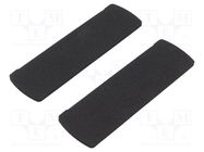 Gasket; Gasket material: neoprene; 2pcs. GAINTA