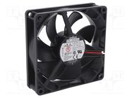 Fan: DC; axial; 92x92x25mm; 99.6m3/h; 39dBA; ball; 3550rpm; Len: 0.3m OMRON