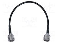 Test lead; N(P/M),RG223; Len: 0.3m; black GW INSTEK