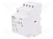 Contactor: 4-pole installation; 25A; 230VAC; NC x4; -5÷60°C ZAMEL