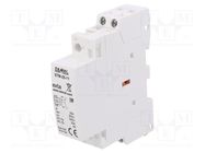 Contactor: 2-pole installation; 25A; 230VAC; NC + NO; -5÷60°C ZAMEL