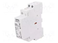 Contactor: 2-pole installation; 25A; 230VAC; NC + NO; STM; -5÷60°C ZAMEL
