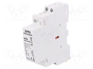 Contactor: 2-pole installation; 25A; 24VDC; NO x2; -5÷60°C ZAMEL