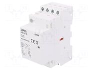 Contactor: 4-pole installation; 25A; 230VAC; NO x4; STM; -5÷60°C ZAMEL