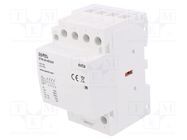 Contactor: 4-pole installation; 40A; 24VAC,24VDC; NO x4; -5÷60°C ZAMEL