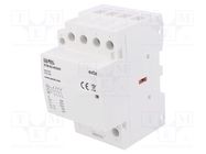 Contactor: 4-pole installation; 63A; 24VAC,24VDC; NO x4; -5÷60°C ZAMEL