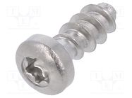 Screw; 2.5x6; Head: cheese head; Torx®; TX07; A2 stainless steel BOSSARD