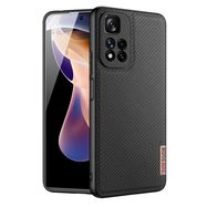 Dux Ducis Fino case nylon covered cover Xiaomi Redmi Note 11 Pro+ 5G (China) / 11 Pro 5G (China) / Mi11i HyperCharge / Poco X4 NFC 5G black, Dux Ducis