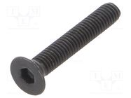 Screw; M3x18; 0.5; Head: countersunk; hex key; HEX 2mm; steel BOSSARD