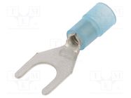 Tip: fork; M6; Ø: 6.3mm; 1.5÷2.5mm2; crimped; for cable; insulated BM GROUP