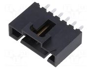 Connector: wire-board; socket; male; PIN: 6; SL; straight; THT MOLEX