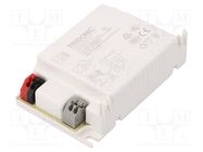 Power supply: switching; LED; 20W; 40÷54VDC; 350mA; 198÷264VAC 