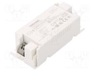 Power supply: switching; LED; 25W; 45÷71VDC; 350mA; 198÷264VAC TRIDONIC