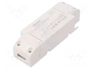 Power supply: switching; LED; 25W; 45÷71VDC; 350mA; 198÷264VAC TRIDONIC