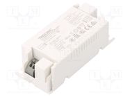 Power supply: switching; LED; 25W; 30÷42VDC; 600mA; 198÷264VAC TRIDONIC