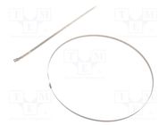 Cable tie; L: 1000mm; W: 7.9mm; stainless steel AISI 304; 1112N RAYCHEM RPG