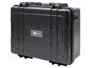 Hard carrying case; black; plastic SONEL