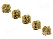 Tip cleaner; for stand; metal chips; 5pcs. SOLDER PEAK