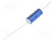 Capacitor: electrolytic; THT; 1mF; 40VDC; Ø12.5x30mm; ±20%; 8000h VISHAY