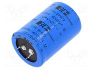 Capacitor: electrolytic; SNAP-IN; 4.7mF; 100VDC; Ø35x50mm; ±20% VISHAY