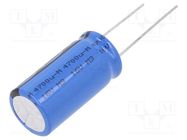 Capacitor: electrolytic; THT; 4.7mF; 16VDC; Ø16x31mm; Pitch: 7.5mm VISHAY