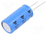 Capacitor: electrolytic; THT; 2200uF; 50VDC; ±20%; 10000h VISHAY