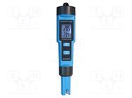 Meter: pH; LED; 0,00÷14,00pH; 0÷50°C; Accur: ±1°C; IP65; Illumin: yes PEAKTECH