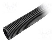 Protective tube; Size: 50; polyamide; black; -40÷120°C; incised HUMMEL