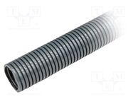 Protective tube; Size: 23; polyamide; grey; -40÷120°C; Øint: 23mm HUMMEL