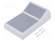 Enclosure: desktop; TENCLOS PULPIT; X: 85mm; Y: 145mm; Z: 49mm; ABS TEKO