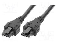 Cable; Micro-Fit 3.0; female; PIN: 4; Len: 3m; 8.5A; Insulation: PVC MOLEX