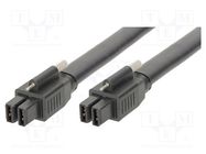 Cable; EXTreme Guardian; female; PIN: 2; Len: 2m; 60A; Colour: black MOLEX