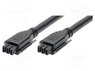Cable; female; PIN: 3; Len: 6m; 600V; 50A; Insulation: PVC; 1x3; 6AWG MOLEX