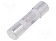 Fuse: fuse; time-lag; 500mA; 500VAC; ceramic,cylindrical; 5x20mm BEL FUSE