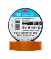 TAPE, PVC, 19MM X 18M, ORANGE