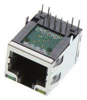 RJ45 CONNECTOR, JACK, 8P8C, 1 PORT, TH