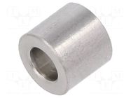 Spacer sleeve; 7mm; cylindrical; stainless steel; Out.diam: 8mm DREMEC