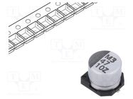 Capacitor: electrolytic; low ESR; SMD; 47uF; 10VDC; Ø6.3x5.7mm VISHAY