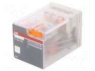 Relay: electromagnetic; 3PDT; Ucoil: 120VAC; Icontacts max: 10A ABB
