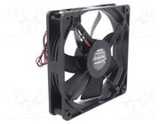 Fan: DC; axial; 12VDC; 120x120x25mm; 173.4m3/h; 45.5dBA; ball PANASONIC